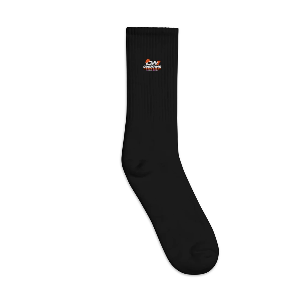 Embroidered Crew Socks | SOCCO SC200