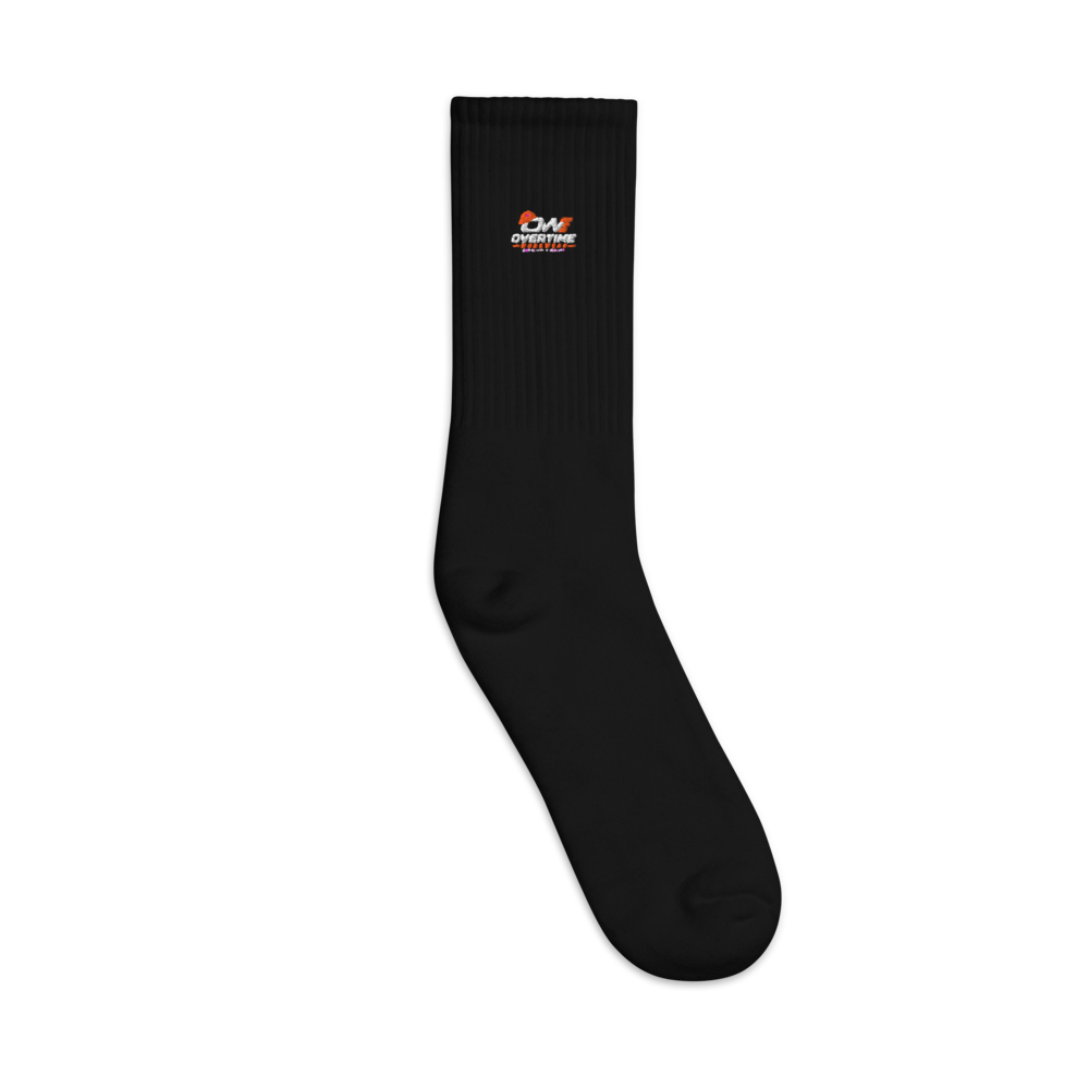 Embroidered Crew Socks | SOCCO SC200